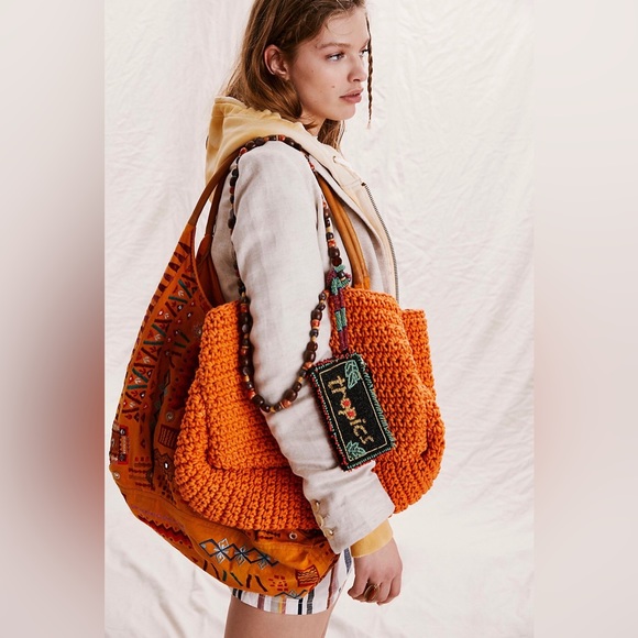 Free People Handbags - Free People Take Me To Tulum Tote